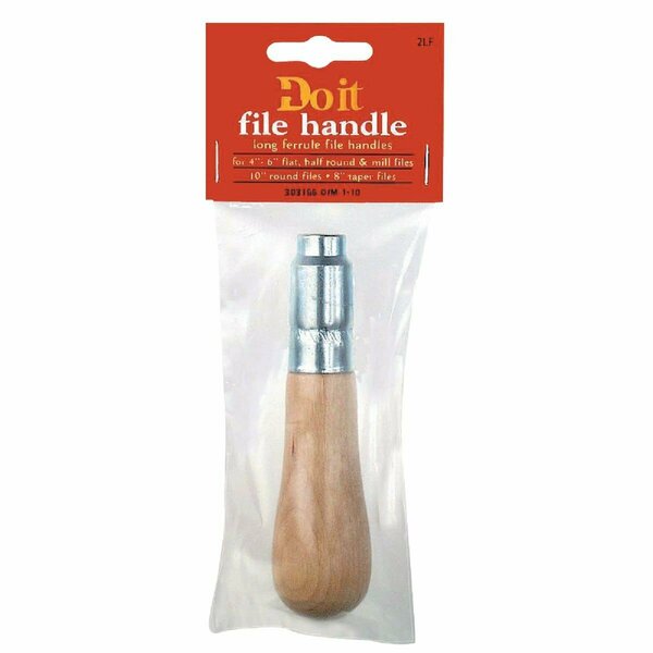 All-Source Long Ferrule 4-1/2 In. L Wood File Handle for 6 to 8 In. File 303166